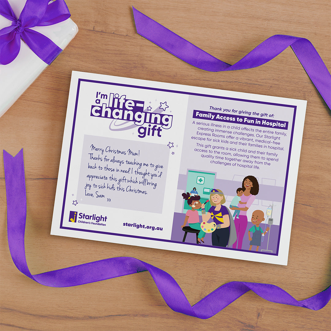 Corporate Gift - Family Access to Fun in Hospital