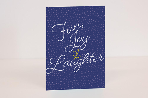Personalised Printed Starlight Christmas Cards - 500 Pack
