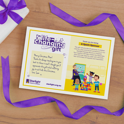 Spark Sponsor - bringing joy to 25 seriously ill children in hospital