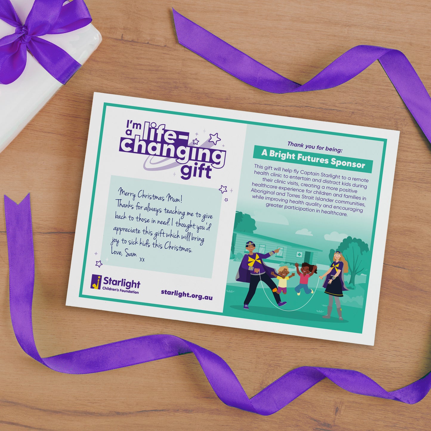 Bright Futures Sponsor - help fly Captain Starlight to a remote health clinic