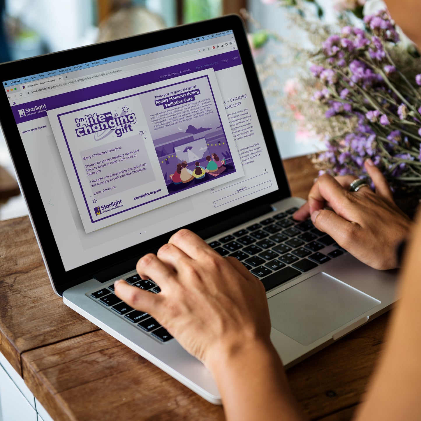 Family Moments during Palliative Care