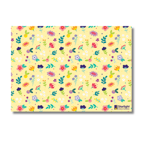 Floral Wrapping Paper - 10 Sheets