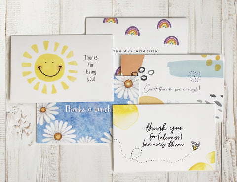 A Bundle of Thanks - 5 x Donation Cards - corporate gift
