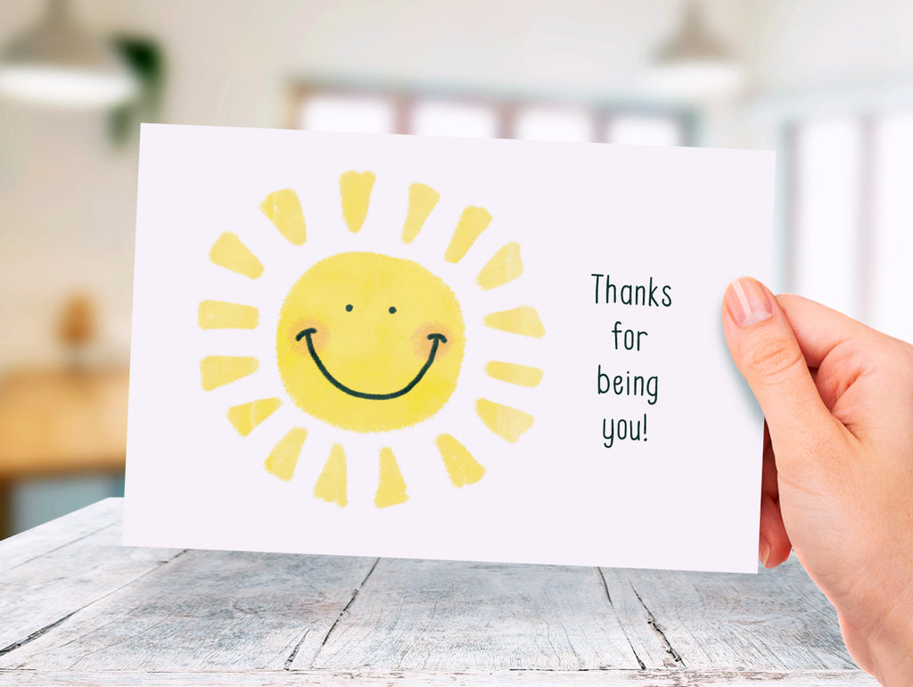 Sunshine - Thank You - Donation Card