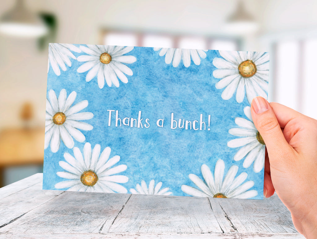 Daisies - Thank You - Donation Card